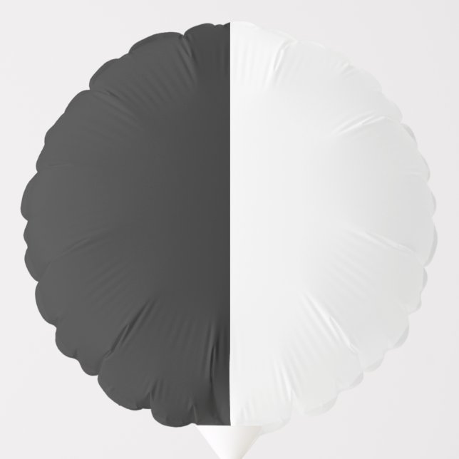 Black and White CUSTOMIZABLE Balloon (Front)