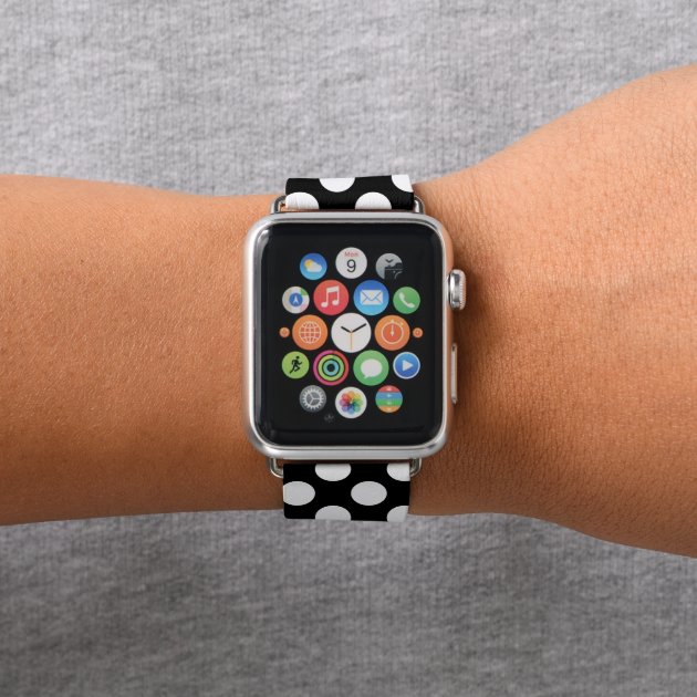 Black And White Cute Polka Dot Pattern 