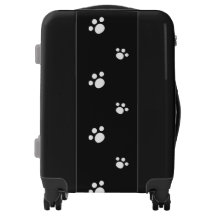 Dog Paw Print Luggage | Zazzle