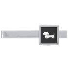 Black and white Dachshund Tie Bar
