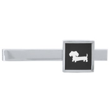 Black And White Dachshund Tie Bar by Smoothe1 at Zazzle