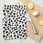 Black and White Dalmatian Dog Abstract Pattern Kitchen Towel<br><div class="desc">The Black and White Dalmatian Dog Abstract Pattern Kitchen Towel adds a whimsical touch to your kitchen decor. Perfect for dog lovers and those who enjoy unique, artistic designs, this towel is both functional and fun. Whether you're using it for drying dishes or as a decorative accent, it's ideal for...</div>