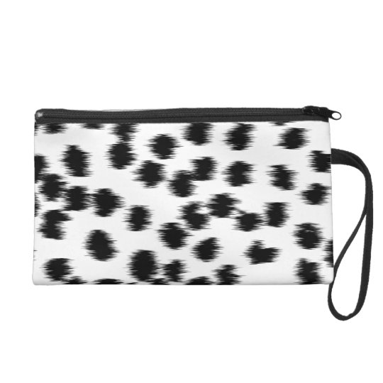 Black And White Dalmatian Print Pattern Wristlet Purse Zazzle Black And White Dalmatian Print Pattern Wristlet Purse