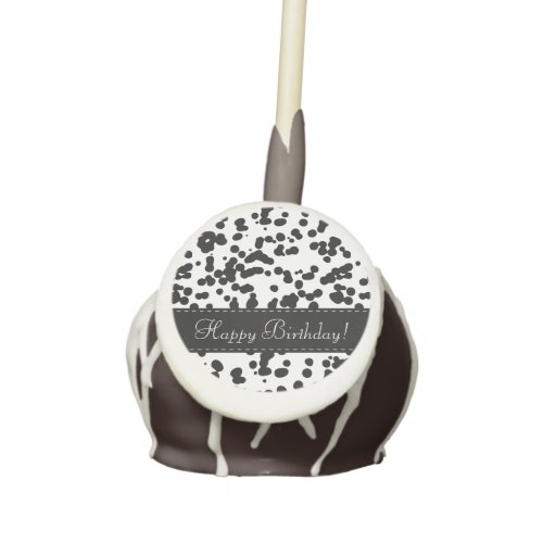 Black and White Dalmatian Spots Cake Pops