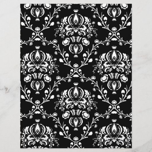 Black and White Damask (Front)