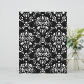 Black and White Damask (Standing Front)