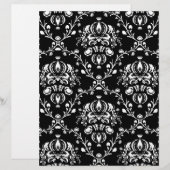 Black and White Damask (Front/Back)