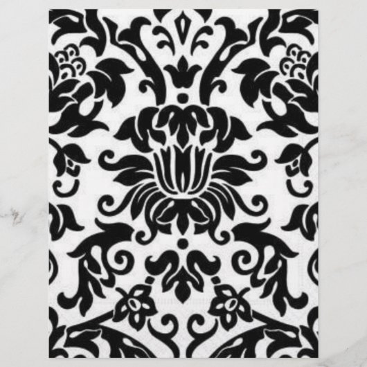Black and White Damask (Front)