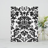 Black and White Damask (Standing Front)