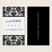 Black and White Damask (Front & Back)