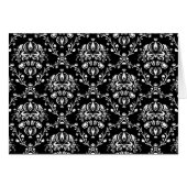 Black and White Damask (Front Horizontal)