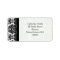 Black and White Damask Address Labels