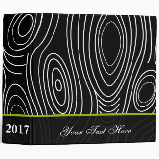 Black and White Damask Binder