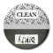 Black and White Damask Clean / Dirty Dishwasher