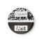 Black and White Damask Clean / Dirty Dishwasher