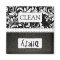 Black and White Damask Clean / Dirty Dishwasher