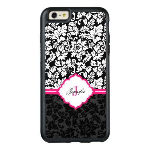 Black And White Damask OtterBox iPhone 66s Plus Case