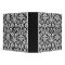 Black and white damask pattern