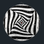 Black and white dart board<br><div class="desc">Black and white art</div>