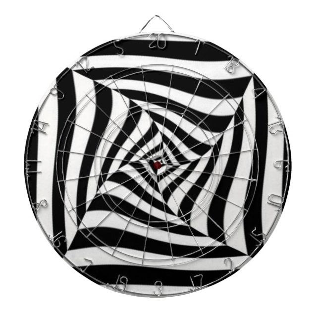 Black and white dart board (Front)