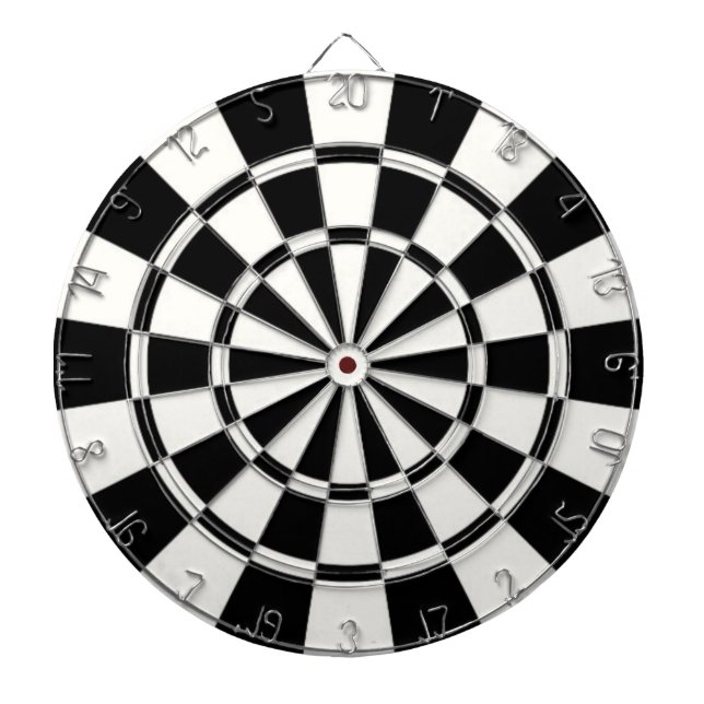 Black and white dart board (Front)