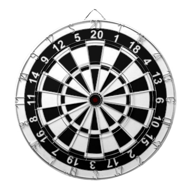 Black and white dart board (Front)