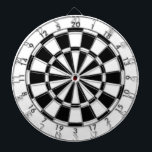 Black and white dart board<br><div class="desc">Black and white art</div>