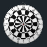 Black and white dart board<br><div class="desc">Black and white art</div>