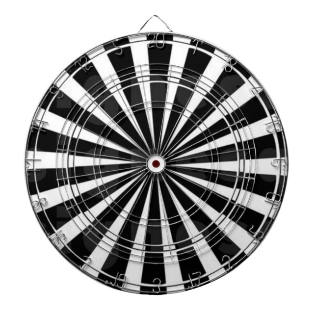 Black and white dart board (Front)
