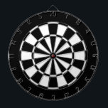 Black and White Dartboard<br><div class="desc">Black and white dart board.</div>