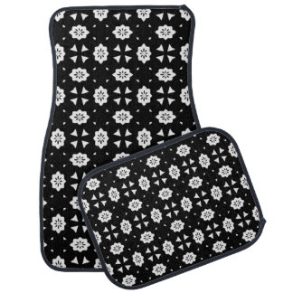 Black And White Decor Car Mats