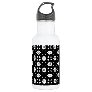 Black And White Decor Stainless Steel Water Bottle