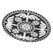 BLACK AND WHITE DECORATIVE PLATE DESIGN (Right Side)