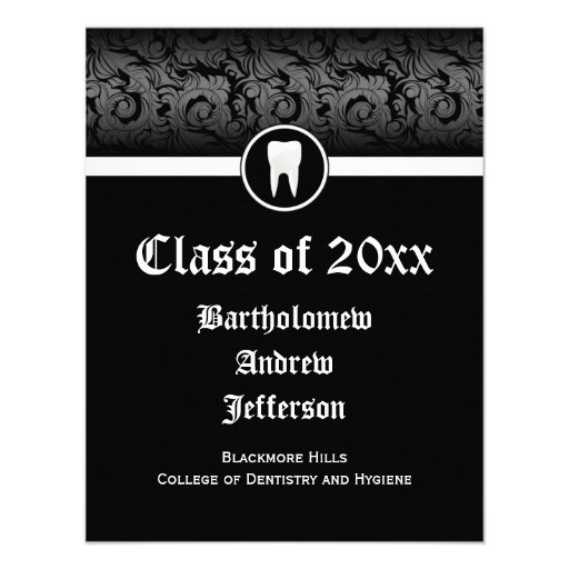 Dental School Graduation Invitations 10