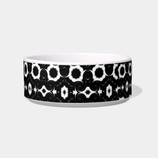 black and white design bowl