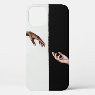 Black and white design iPhone 12 case