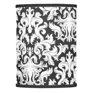 BLACK AND WHITE DESIGN LAMP SHADE