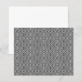 Black and white design. Pattern of Spirals. (Front/Back)