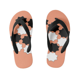 Black and White Design Sandals