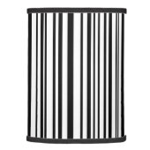 Black and white designer stripes - High Quality Lamp Shade (Right)