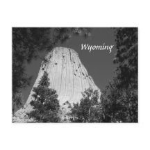 Black and White Devils Tower