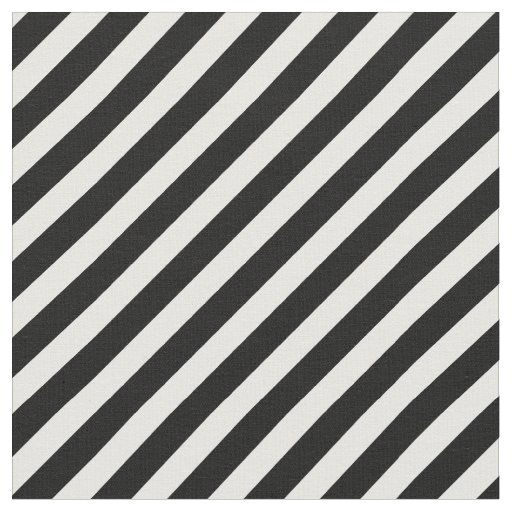 black and white diagonal stripes pattern fabric
