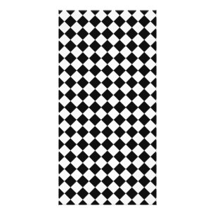 Black and White Diamond Pattern by Shirley Taylor Card