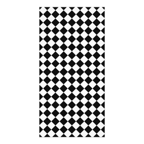 Black and White Diamond Pattern by Shirley Taylor Card