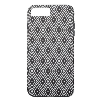 Black And White Diamonds Iphone 8 Plus/7 Plus Case by greatgear at Zazzle