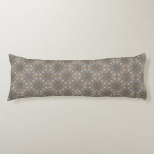 Black and White Diamonds with Waves Body Pillow