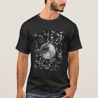 Black And White Disco Ball Club T-Shirt