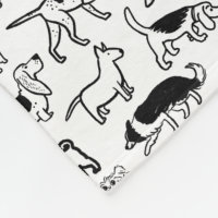 Black and White Dogs Pattern | Cute Canine Lover's
