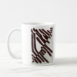 Black and White Dots A21 Coffee Mug