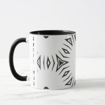 Black And White  Dotted Sun Personalized Abstract